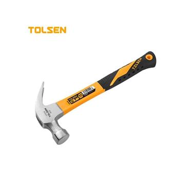 Tolsen 20oz Fibreglass Handle Claw Hammer 25031