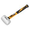 Tolsen Mallet Rubber White Fibreglass handle 450g 25175