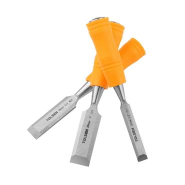 Tolsen Chisel Set Wood 3 pc Plastic Handle 13-19-25mm 25380