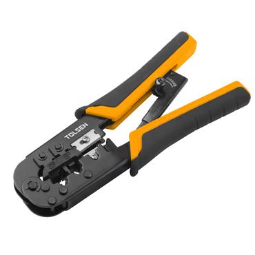 Tolsen Ratchet Modular Crimping Plier 185mm 38054