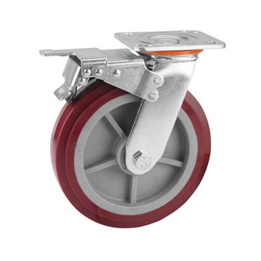 Tolsen 150mmSwivel caster with brake 62946