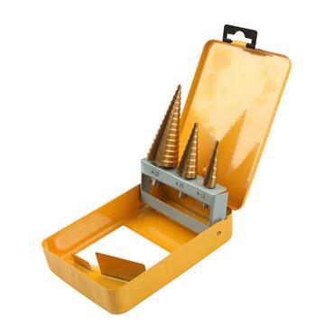 Tolsen Drill Step Set 3 pc Titanium Coated 75878