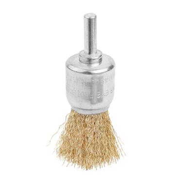Tolsen Wire Brush End For Drill 24 x 6.35mm 1/4" Indust. 77546