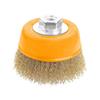 Tolsen Cup wire brush with nut 75mm 77601