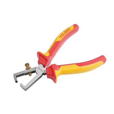 Tolsen 6" Insulated wire stripping pliers V16066
