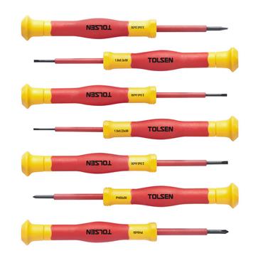 Tolsen 7pcs Insulated Precision Screwdriver Set V32007