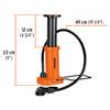 Truper 60psi foot air pump