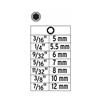 Truper expert magnetic nut driver bit set 14pce