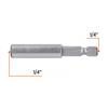 Truper 60mm magnetic extention bit set 5pce