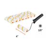 Truper 4" paint roller set 9 covers and 1 frame 