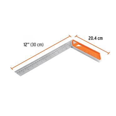 Truper 12" carpenters square 
