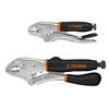 Truper curved jaw locking pliers set 2 pce
