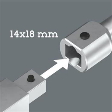 Wera 9999 X-Power Actuation Tool For Insert Tools, 14x18 mm