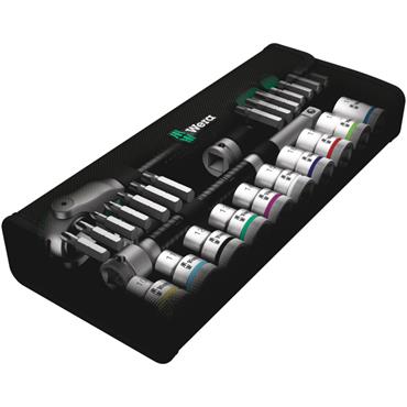 Wera 8100SC6 Socket Set 1/2" Drive Metric Zyklop Speed