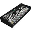 Wera 8100 SC8 Socket Set 1/2" Drive Metric Zyklop Metal Switch 28PC
