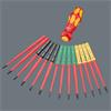 Wera 05006640001 Kraftform Kompakt VDE Interchangeable Screwdriver Set Turbo i 1 Tool Finder (16Pc)