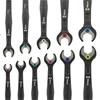 Wera 05020017001 6000 Joker Black Edition 11 Set 1 Ratcheting Combination Wrenches Set - 11pc