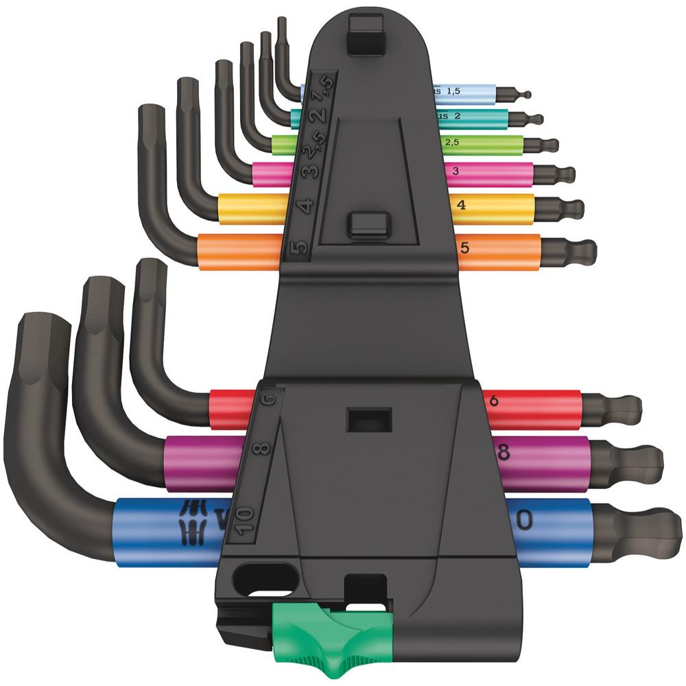 Wera HexPlus Multicolor Stubby Allen Key Set (Metric) Toolfix