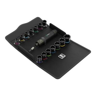 Wera 05072018001 2090/16 Impaktor 1 Impact Screwdriver Socket Set 3/8 - 16pc