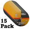 Wilco 15 Pack 9" Stainless Steel Cutting Discs WK22432 