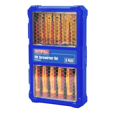 Faithfull 6 Piece Precision VDE Screwdriver Set FAISDVDEMINI