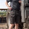 Xpert XPP6610 Pro Stretch+ Holster Pocket Work Shorts Grey/Black