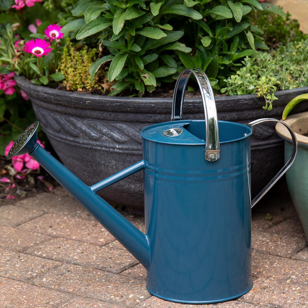 Kent & Stowe Metal Watering Can Midnight Blue 4.5L ecostore.ie Ireland