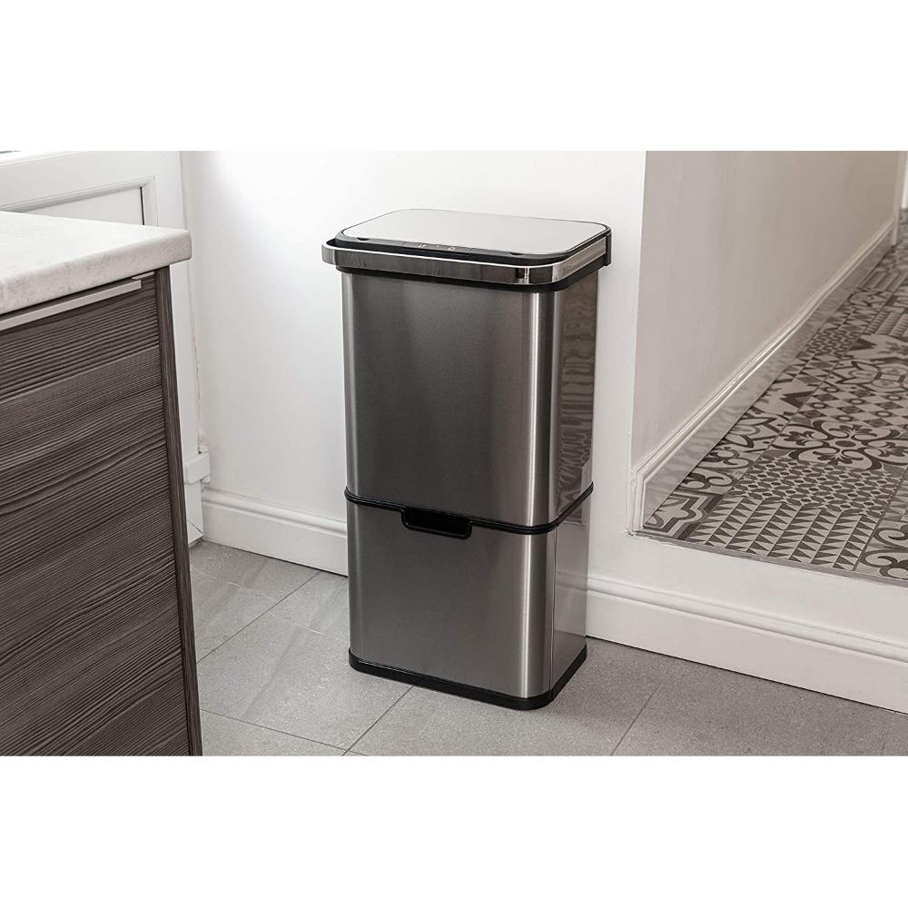 Addis 50 Litre Recycling Sensor Tower Bin with 4 compartments