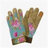 Peony Print Premium Comfort Gloves - Ladies Small