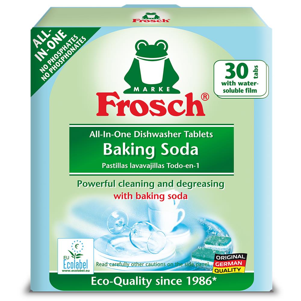 Frosch Baking Soda AllinOne Dishwasher Tablets 30 Pack