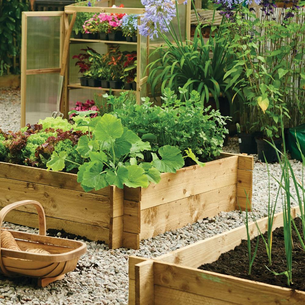 Gardman Wooden Raised Bed ecostore.ie Ireland