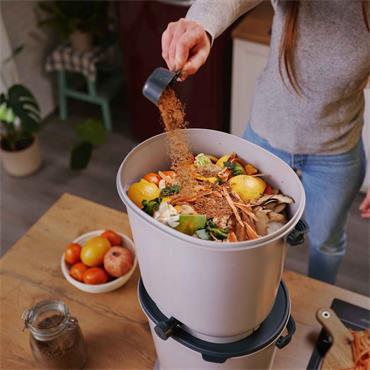Bokashi Kitchen Composter - Twin Pack