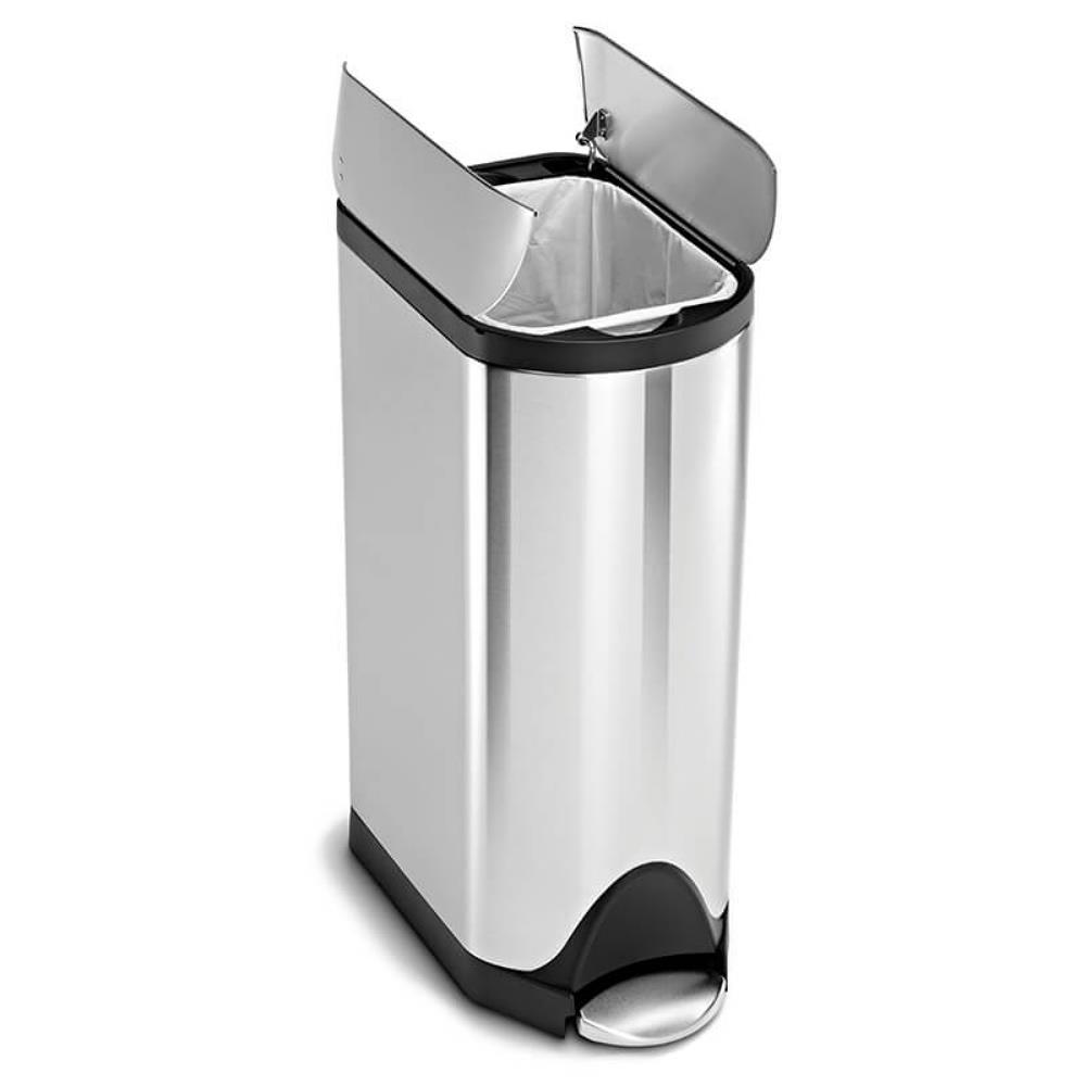 Simple Human 30 litre Butterfly Bin Brushed Steel ecostore.ie Ireland