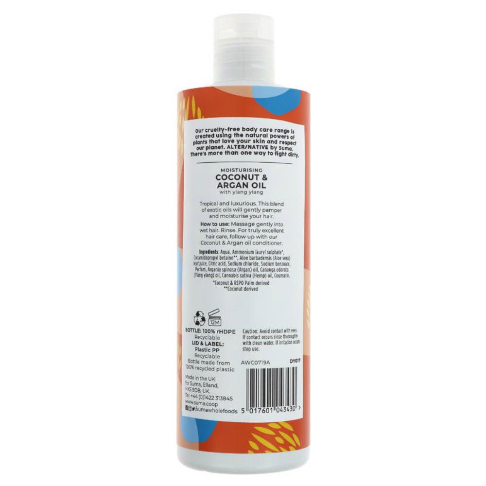 Alter/native Coconut & Argan Oil Shampoo 400ml Normal/Dry Hair