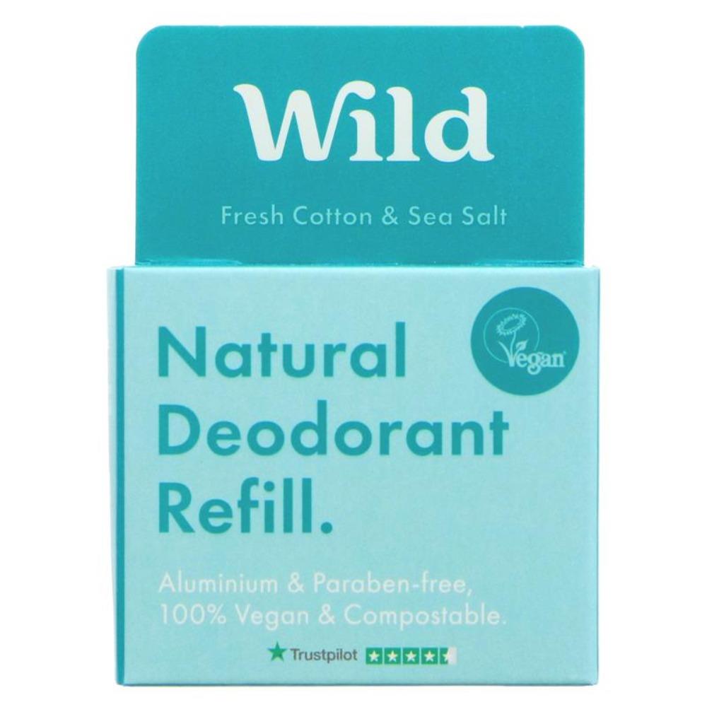 Wild Fresh Cotton and Sea Salt Deodorant Refill ecostore.ie Ireland