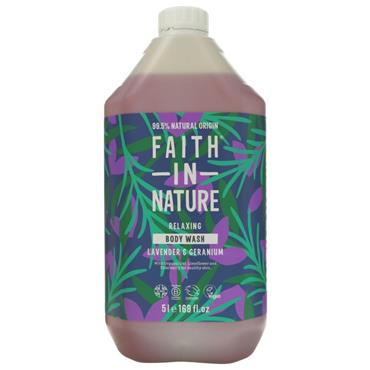 Faith In Nature Body Wash-Lavender & Geranium - 5l