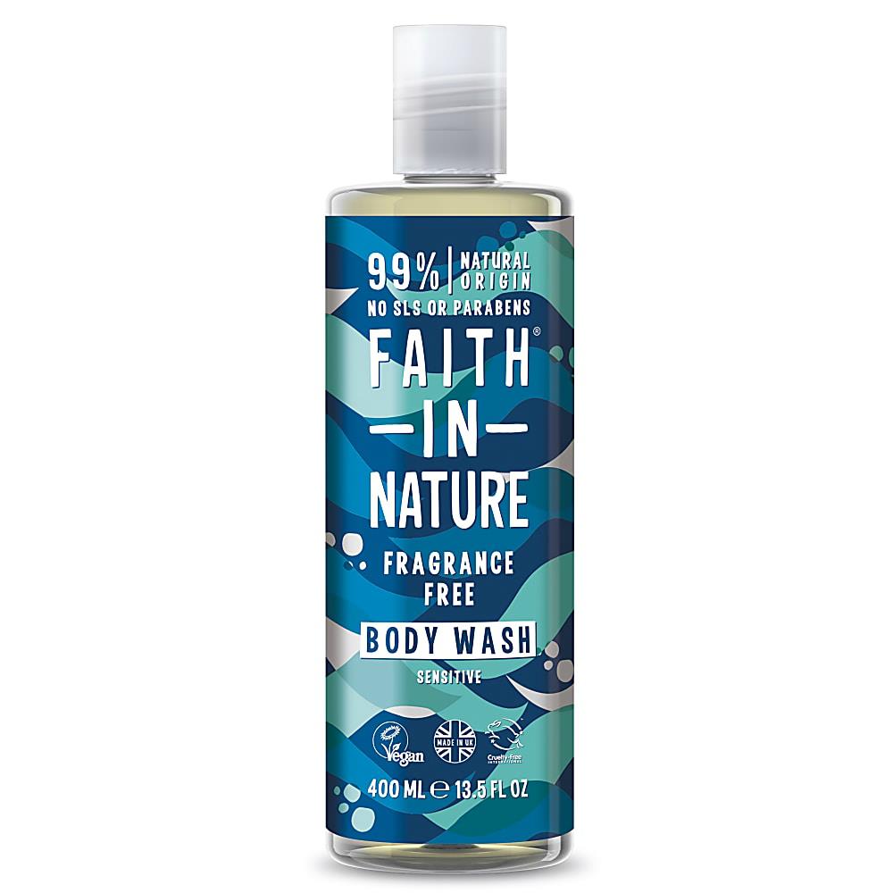 Faith In Nature Fragrance Free Body Wash ecostore.ie Ireland