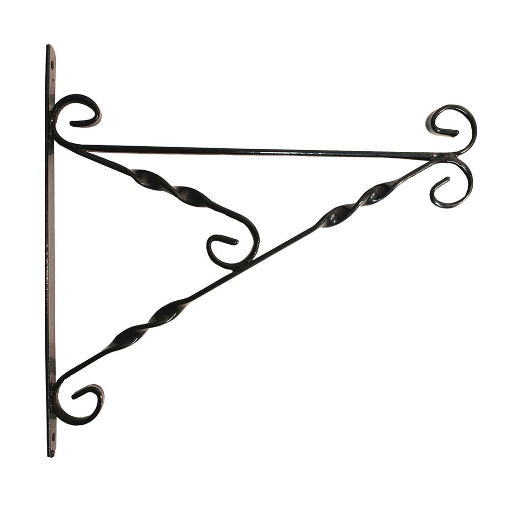 Blossom Heavy Duty Hanging Basket Bracket Black 16" ecostore.ie Ireland