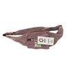 Cotton Hemp Style Belt (or Fanny) Bag - Wine