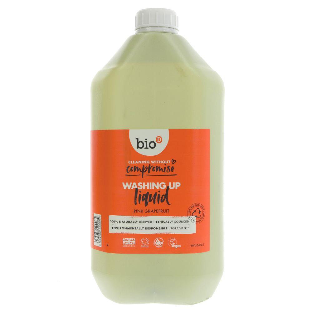 Bio D Washing Up Liquid Pink Grapefruit 5L ecostore.ie Ireland