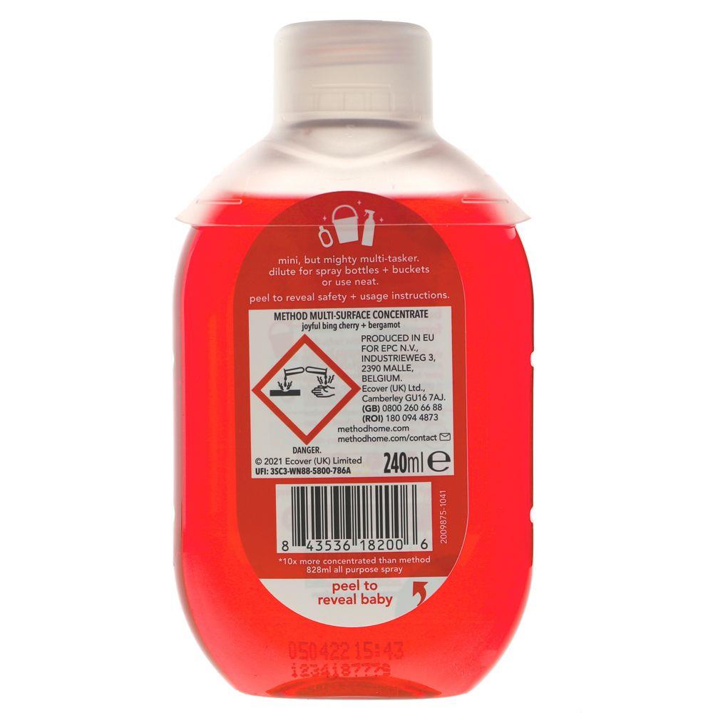 Method Multi Surface Cleaner Concentrate Joyful Bing Cherry