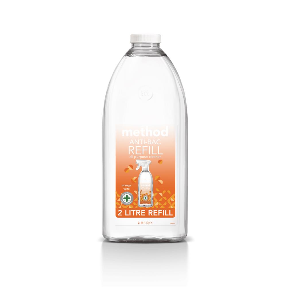 Method Antibacterial Cleaner Refill Orange Yuzu (2L) ecostore.ie