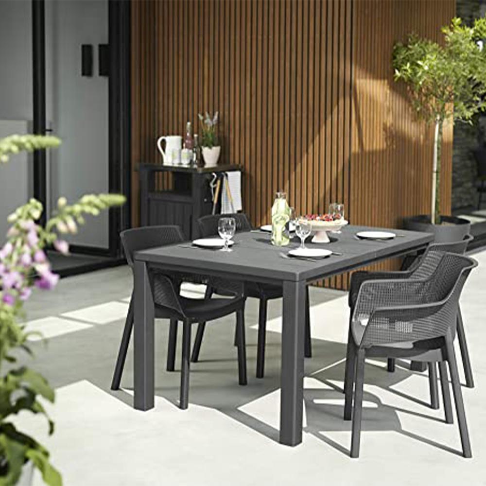 Keter Julie Table Graphite ecostore.ie Ireland