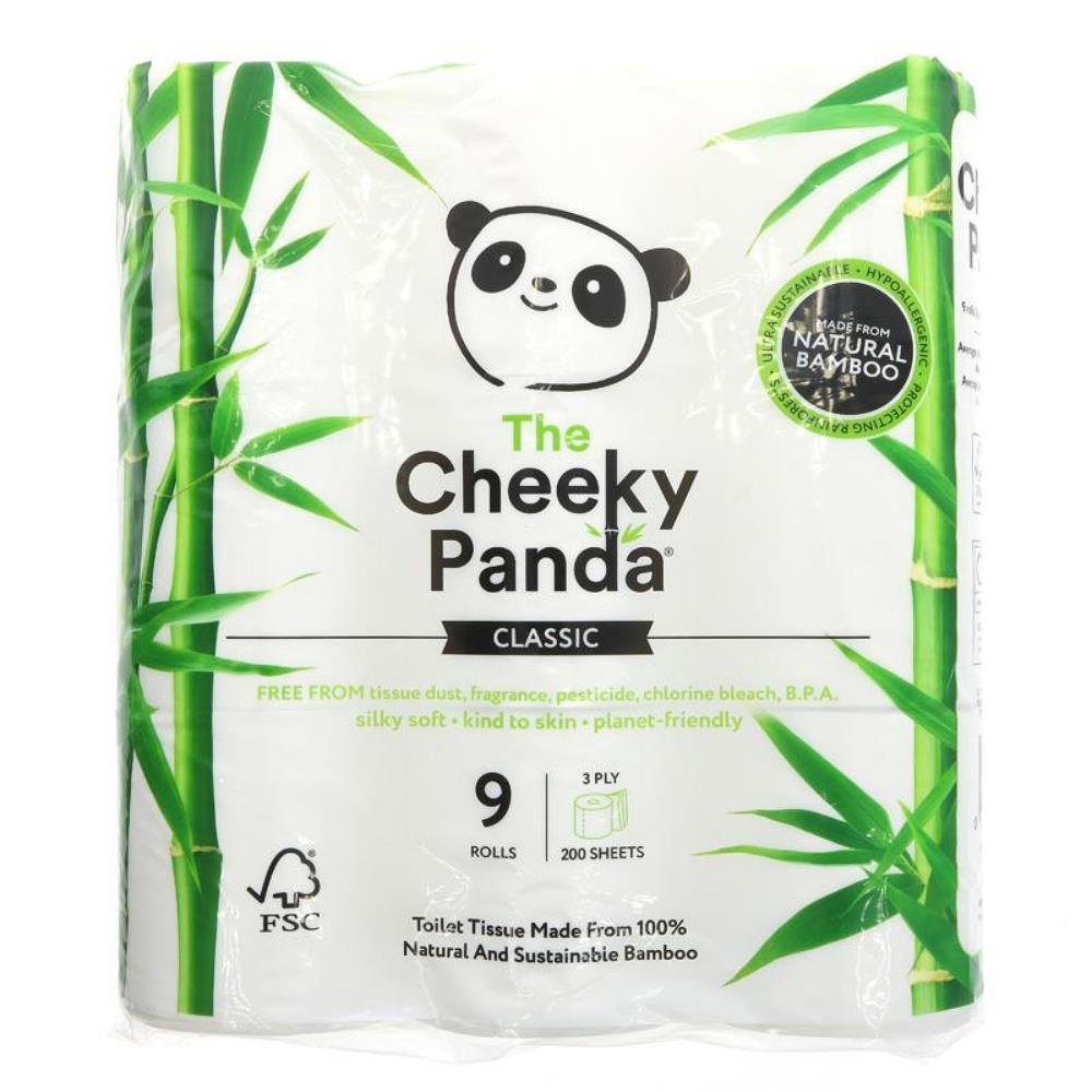The Cheeky Panda Natural Bamboo Toilet Tissue (9 Rolls) ecostore.ie