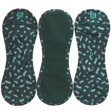 Nora Reusable Moderate Pads - 3 Pack