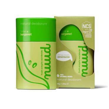 Nuud Natural, Vegan Deodorant - Lime X Bergamot Stick 88g 3.1 oz