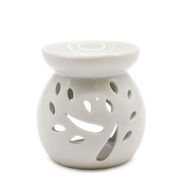 Classic White Oil Burner Tree Cut out