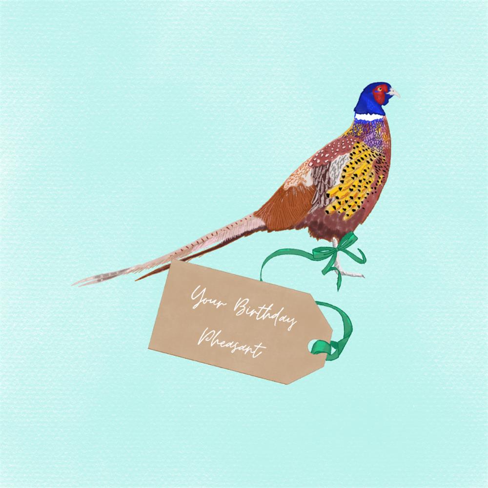 Sayers Studio "Your Birthday Pheasant" Greeting Card | ecostore.ie Ireland