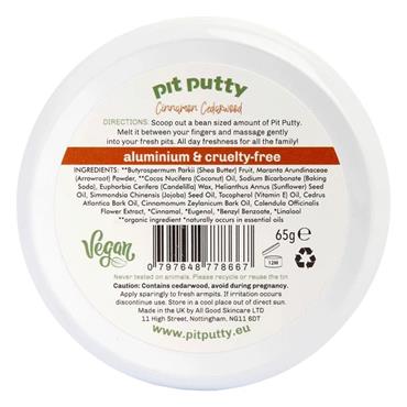 Natural Deodorant Tin – Cinnamon Cedarwood 