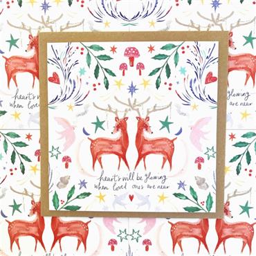 Hearts will be glowing Card